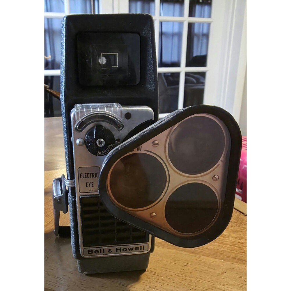 Vintage Bell & Howell Electric Eye Movie Camera with Case